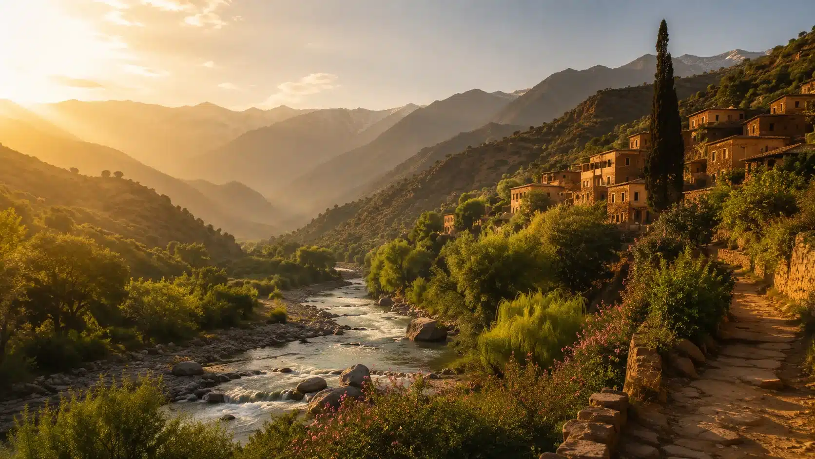 Ourika Valley day trip from Marrakech near Riad Qodwa