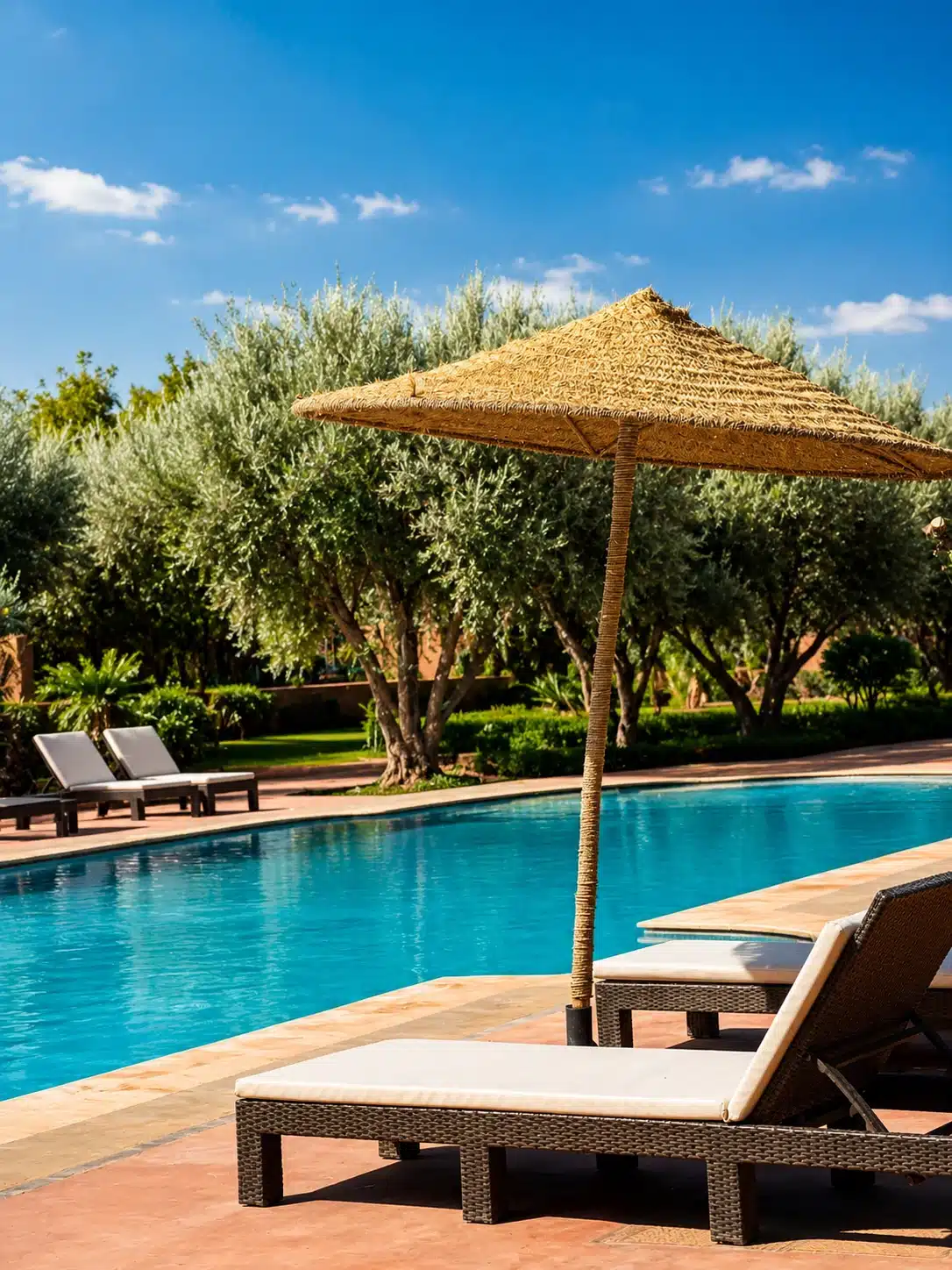 Pool and garden at Riad Qodwa Marrakech
