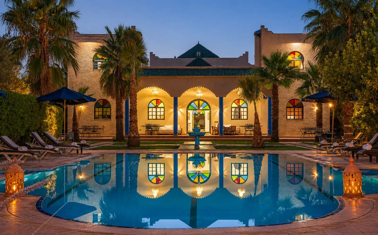 Swimming pool at Riad Qodwa near Marrakech